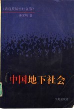 中国地下社会  清前期秘密社会卷