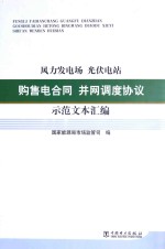 风力发电场 光伏电站 购售电合同 并网调度协议示范文本汇编