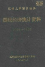 五峰土家族自治县 国民经济统计资料 1949-1988