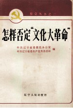 怎样否定“文化大革命”