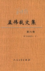 孟伟哉文集 第6卷 昨天的战争 下