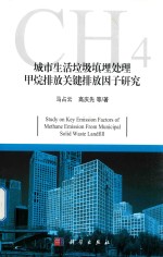 城市生活垃圾填埋处理甲烷排放关键排放因子研究