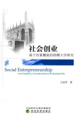 社会创业 基于四重螺旋的捐赠大学研究