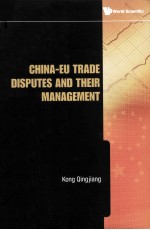 china-eu trade disputes and their management