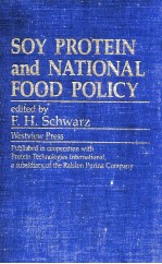 Soy protein and national food policy