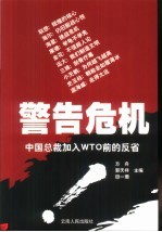 警告危机 中国总裁加入WTO前的反省