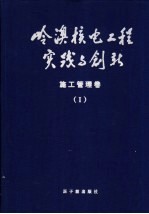 岭澳核电工程实践与创新 施工管理卷 I 施工总体管理、施工支持及土建施工