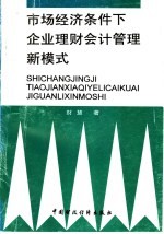 市场经济条件下企业理财会计管理新模式