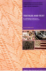 Textiles and text : re-establishing the links between archival and object-based research : postprint