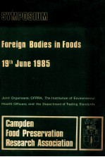 Foreign bodies in foods