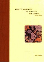 Quality assurance for textiles and apparel second edition