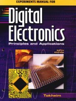 Experiments manual for digital electronics : principles and applications sixth edition