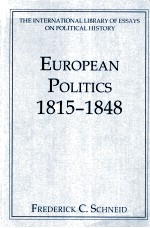 EUROPEAN POLITICS 1815-1848