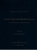 Edible fats and oils processing basic principles and modern practices