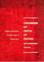 handbook of heats of mixing : supplementary volume