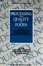 Processing and quality of foods. volume 2: high temperature/ short time processing