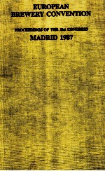 European brewert convention proceedings of the 21st congress madrid 1987