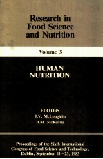 Research in food science and nutrition ; volume 3: human nutrition