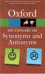 THE OXFORD DICTIONARY OF SYNONYMS AND ANTONYMS THIRD EDITION