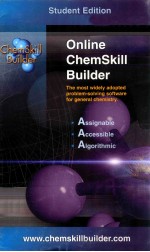 Onlion Chemskill Buider : the most widely adopted problem-solving software for general chemistry