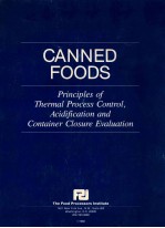 Canned foods : principles of thermal process control