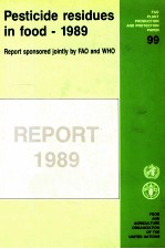 pesticide residues in food-1989