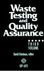 Waste testing and quality assurance : third volume