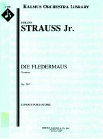 Die Fledermaus Overture op.362 conductor's score A 2088