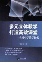 多元立体教学 打造高效课堂 农村中学教学探索