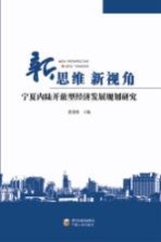 新思维 新视角 宁夏内陆开放型经济发展规划研究