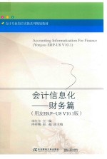 会计信息化 用友ERP-U8 V10.1版 Yonyou ERP-U8 V10.1 财务篇