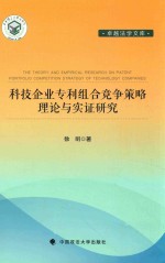 科技企业专利组合竞争策略理论与实证研究