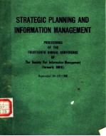 STRATEGIC PLANNING AND INFORMATION MANAGEMENT