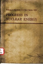 VOLUME 2 NUMBER NEW SERIES 1978 PROGRESS IN NUCLEAR ENERGY