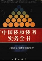 中国债权债务实务全书 讨债与负债经营操作大观