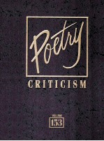 poetry criticism volume 153