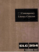 contemporary literary criticism volume 354 yearbook 2012