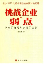 挑战企业的弱点 巨变的环境与企业的命运