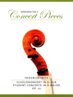 Barenreiter's concert pieces Student Concerto in D major op.22