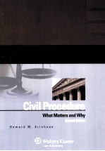 INSIDE CIVIL PROCEDURE WHAT MATTERS AND WHY SECOND EDITION