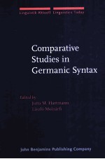 COMPARATIVE STUDIES IN GERMANIC SYNTAX FROM AFRIKAANS TO ZURICH GERMAN