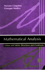 MATHEMATICAL ANALYSIS LINEAR AND METRIC STRUCTURES AND CONTINUITY