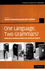 ONE LANGUAGE，TWO GRAMMARS？ DIFFERENCES BETWEEN BRITISH AND AMERICAN ENGLISH