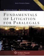 FUNDAMENTALS OF LITIGATION FOR PARALEGALS SEVENTH EDITION