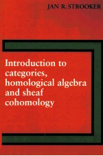 INTRODUCTION TO CATEGORIES，HOMOLOGICAL ALGEBRA AND SHEAF COHOMOLOGY