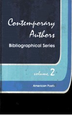 CONTEMYONARY AUTHONI BIBLIOGRAPHICAL SERIES AMERICAN NOVELISTS VOLUME 2