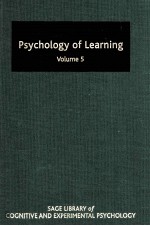 PSYCHOLOGY OF LEARNING VOLUME V