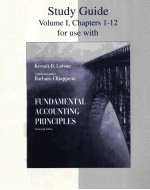 STUDY GUIDE VOLUME I，CHAPTERS 1-12 FUNDAMENTAL ACCOUNTING PRINCIPLES FOURTEENTH EDITION