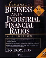 ALMANAC OF BUSINESS AND INDUSTRIAL FINANCIAL RATIOS 2010 EDITION