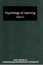 PSYCHOLOGY OF LEARNING VOLUME III